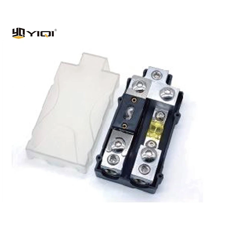 Bloco porta-fusíveis ANL multicircuito de 4 vias