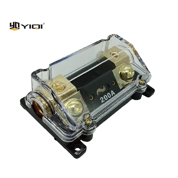 Porta-fusível ANL com display digital de áudio para carro